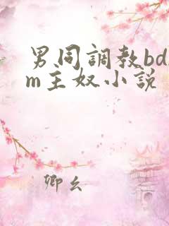 男同调教bdsm主奴小说