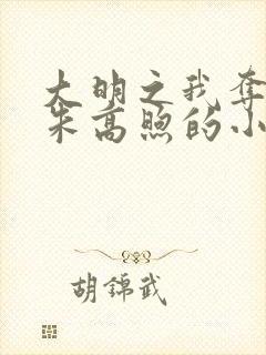 大明之我夺舍了朱高煦的小说