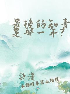 最后的知青下乡是哪一年?