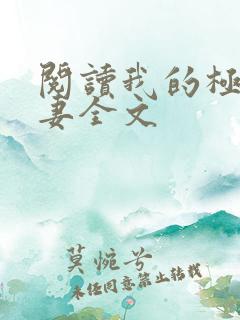 阅读我的极品娇妻全文