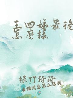 王四娣最后结局怎么样