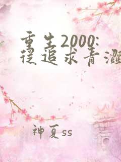 重生2000:从追求青涩校花同桌开始最新版