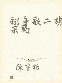 翻身歌二胡独奏宋飞