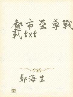 都市至尊战神下载txt