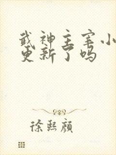 武神主宰小说不更新了吗