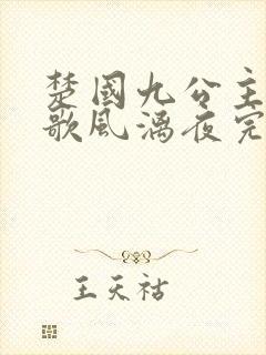 楚国九公主楚倾歌风漓夜完整版