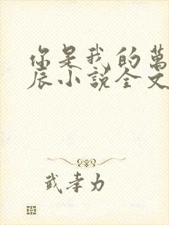 你是我的万千星辰小说全文免费阅读