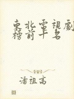 东北电视剧排行榜前十名