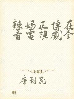 辣妈正传在线观看电视剧全集免费西瓜