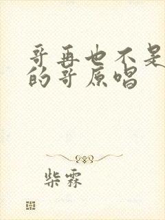 哥再也不是当年的哥原唱