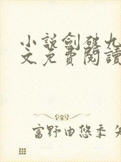 小说剑破九天全文免费阅读