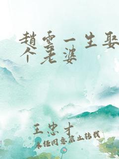 赵云一生娶了几个老婆