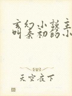 玄幻小说主人公叫秦初的小说