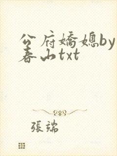 公府娇媳by浅春山txt
