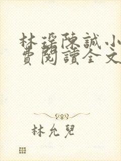 林瑶陈诚小说免费阅读全文最新章节