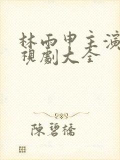 林雨申主演的电视剧大全