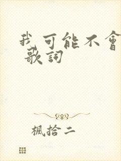 我可能不会爱你 歌词