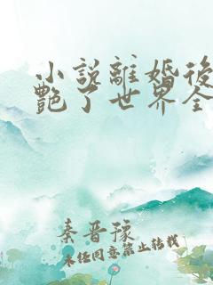 小说离婚后她惊艳了世界全文阅读