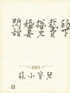 闪婚总裁的契约甜妻免费下载