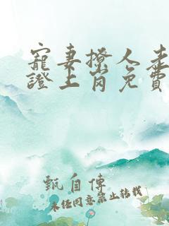 宠妻撩人老公持证上岗免费阅读