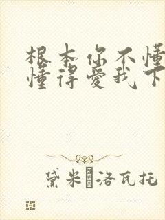 根本你不懂得不懂得爱我下一句