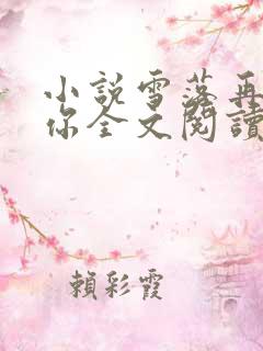小说雪落再说爱你全文阅读