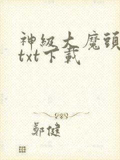 神级大魔头全文txt下载
