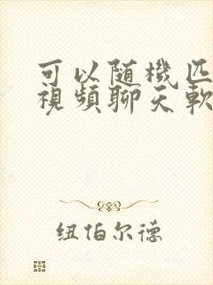 可以随机匹配的视频聊天软件