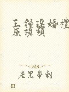 王钟瑶婚礼屏幕原视频