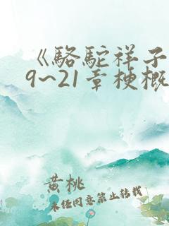 《骆驼祥子》19~21章梗概