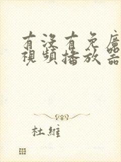 有没有免广告的视频播放器