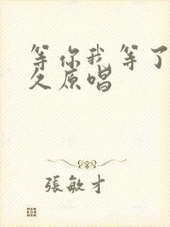 等你我等了那么久原唱