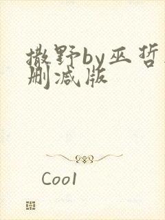 撒野by巫哲无删减版