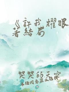 《许我耀眼》原著结局