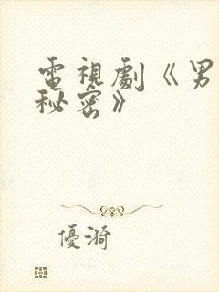 电视剧《男人的秘密》