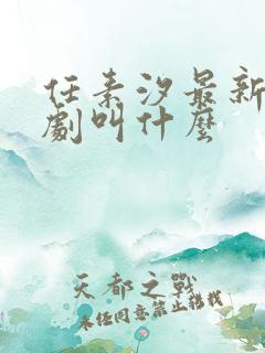 任素汐最新悬疑剧叫什么