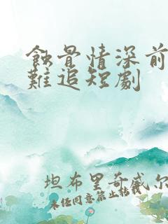 蚀骨情深前妻太难追短剧