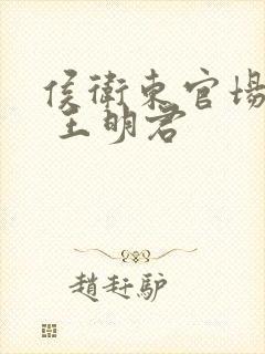 侯卫东官场笔记 王明君