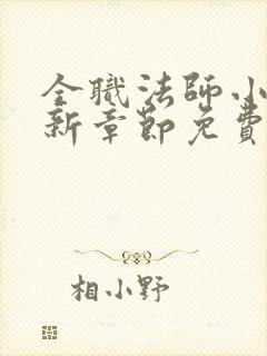 全职法师小说最新章节免费阅读