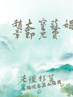 赵大宝苏媚免费章节免费