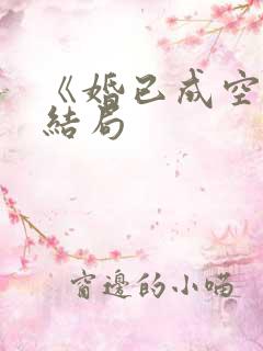 《婚已成空》大结局