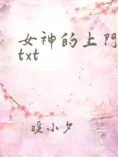 女神的上门贵婿txt