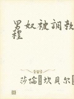 男奴被调教全过程