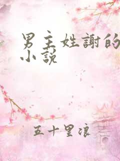 男主姓谢的现代小说