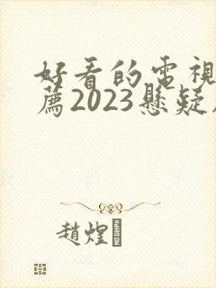 好看的电视剧推荐2023悬疑剧