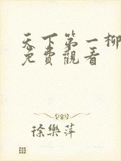 天下第一柳如烟免费观看