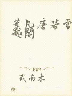 叶凡唐若雪 笔趣阁