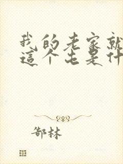 我的老家就住在这个屯是什么歌词