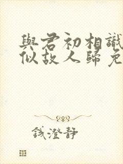 与君初相识,恰似故人归免费观看