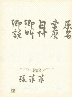 卿卿日常原著小说叫什么名字